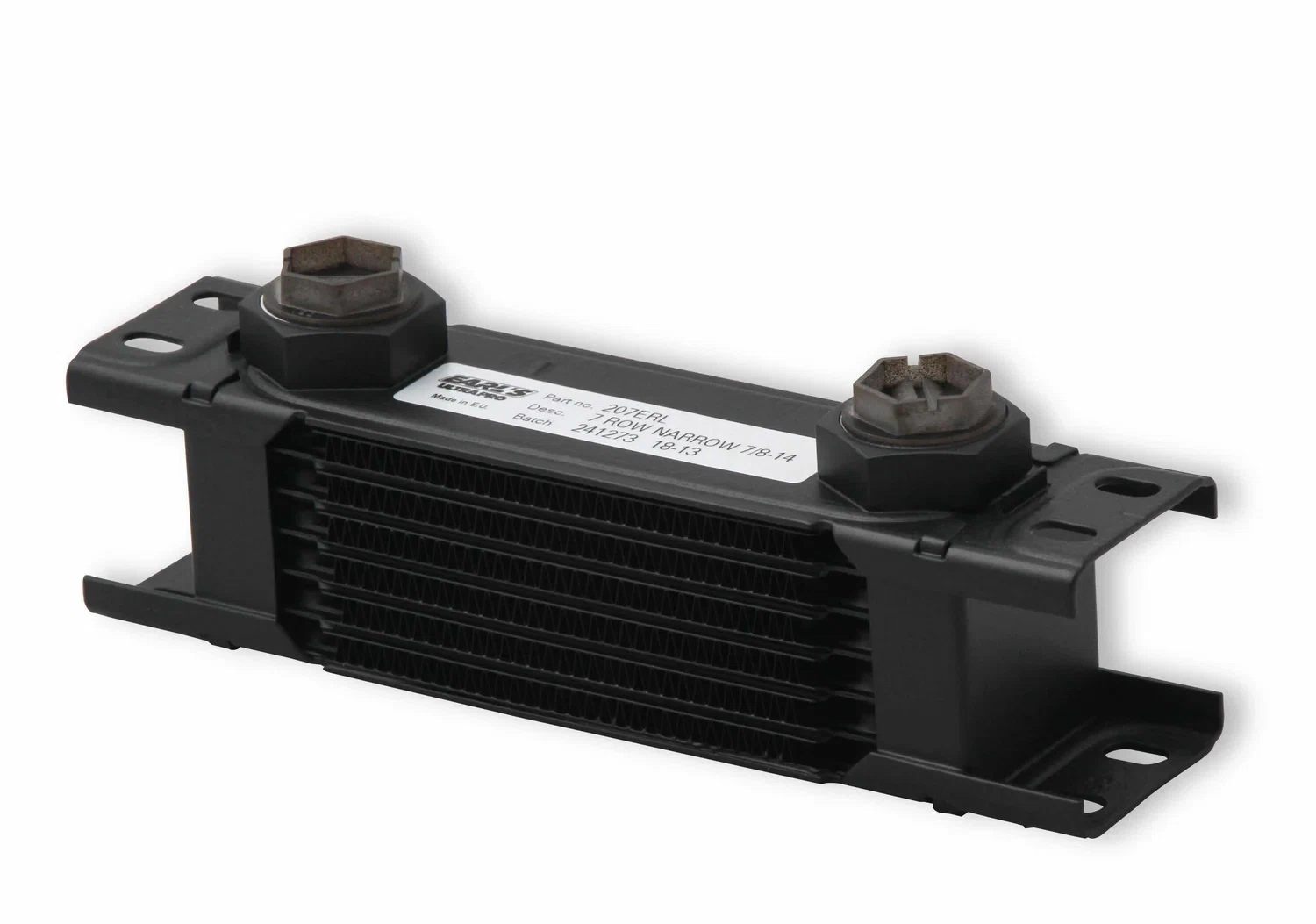 Earls UltraPro Oil Cooler 7 Rows Narrow Cooler10 O-Ring Boss Female Ports-207ERL